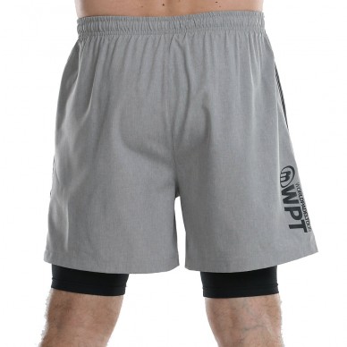 Short Bullpadel Lirio gris moyen