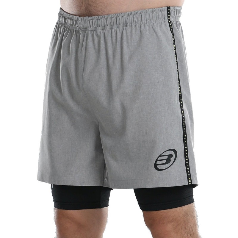 Short Bullpadel Lirio gris moyen Short Bullpadel Lirio gris moyen
