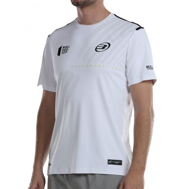 T-shirt Bullpadel Achievement blanc