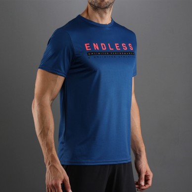 T-shirt bleu Endless Ace Unlimited