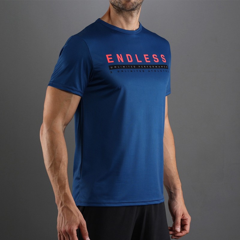 T-shirt bleu Endless Ace Unlimited T-shirt bleu Endless Ace Unlimited