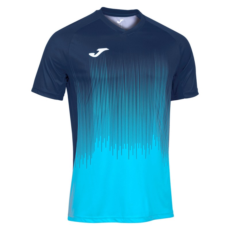 T-shirt Joma Tiger IV marine fluo turquoise