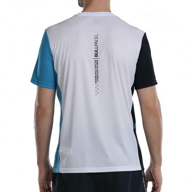 T-shirt Bullpadel Aereo blanc