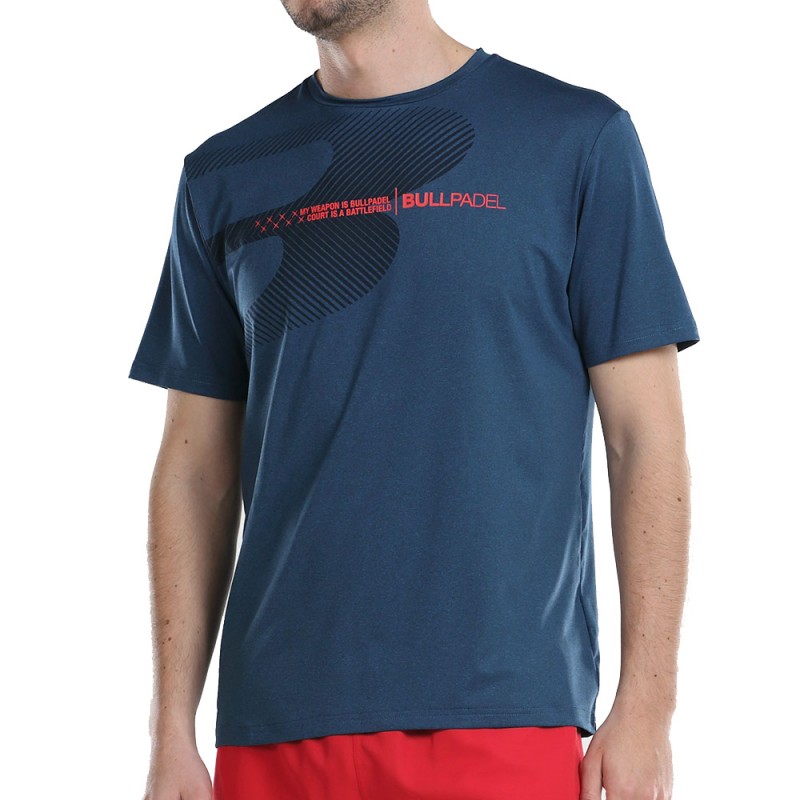T-shirt Bullpadel Aires bleu marine vigore T-shirt Bullpadel Aires bleu marine vigore