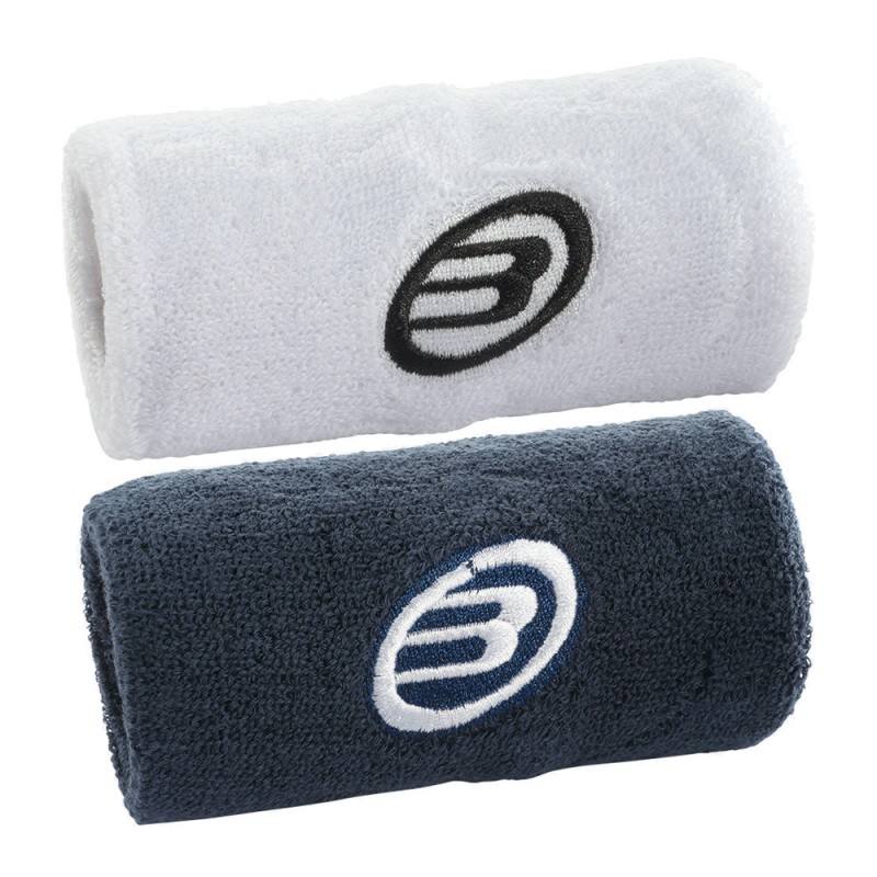 Poignets Bullpadel BPMU233 blanc bleu Poignets Bullpadel BPMU233 blanc bleu
