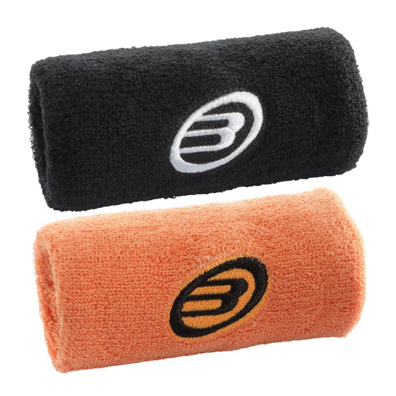 Poignets Bullpadel BPMU233 noir orange Poignets Bullpadel BPMU233 noir orange