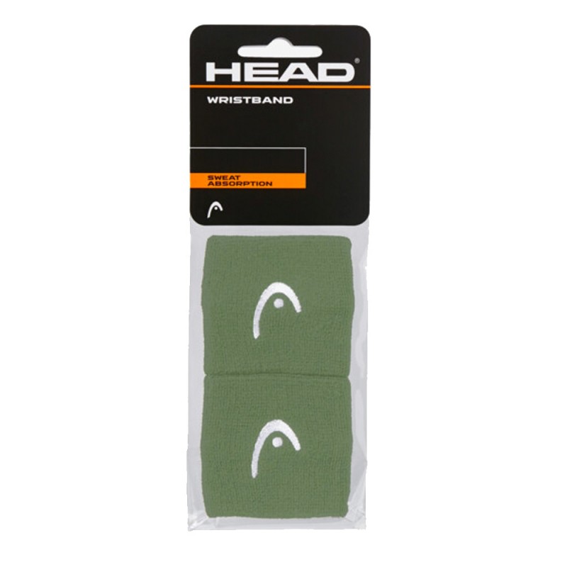 Poignets Head 2,5" vert clair Poignets Head 2,5" vert clair