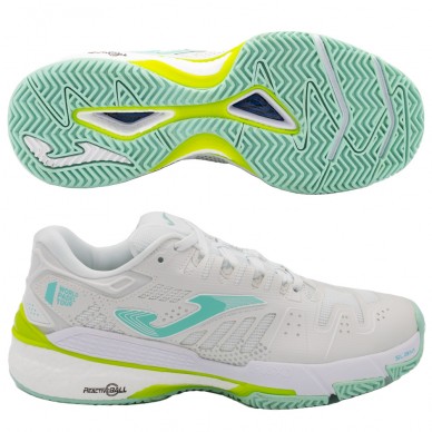 Chaussures Joma T.SLAM LADY 2332 blanc bleu clair 2023