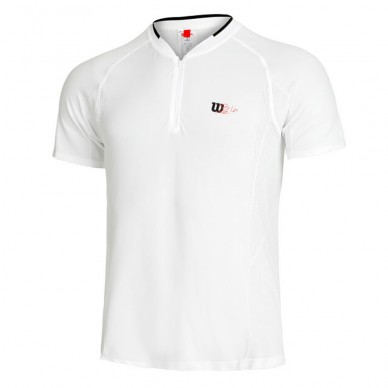 T-shirt Wilson Series Seamless Ziphnly 2.0 blanc brillant