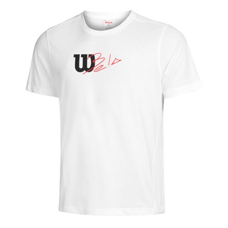 T-shirt Wilson graphique blanc brillant