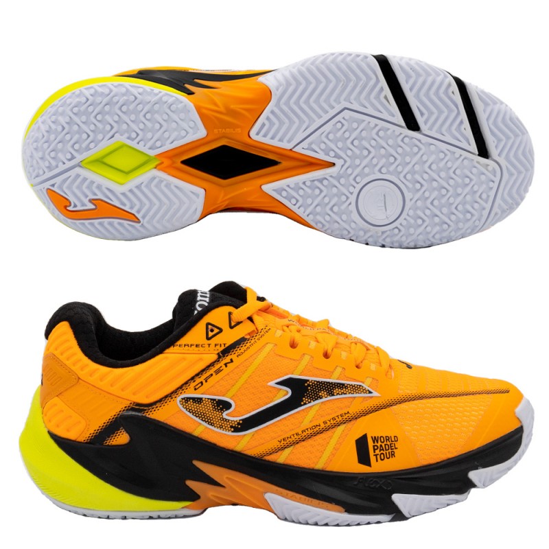 Chaussures Joma T.OPEN 2308 orange noir 2023 Chaussures Joma T.OPEN 2308 orange noir 2023