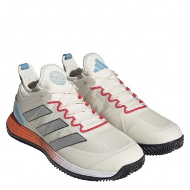 Chaussures Adidas Adizero Ubersonic 4 M Clay blanc argent 2023