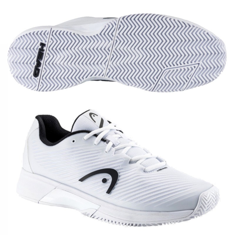 Chaussures Head Revolt Pro 4.0 Clay blanc noir 2023 Chaussures Head Revolt Pro 4.0 Clay blanc noir 2023