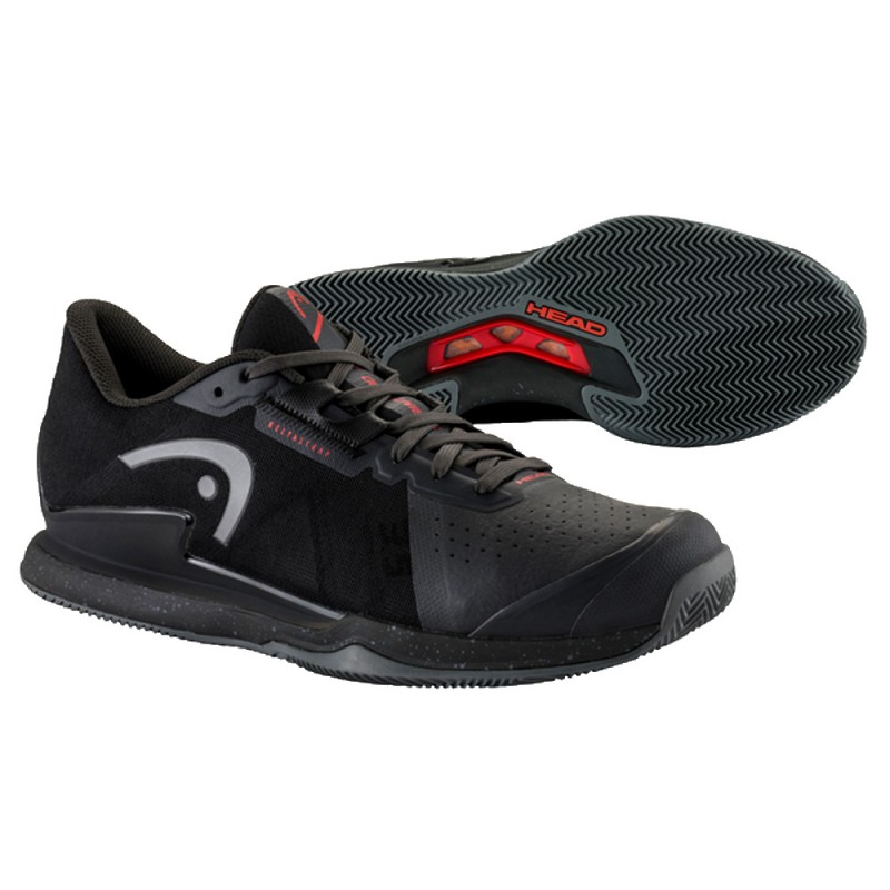 Chaussures Head Sprint Pro 3.5 Clay noir rouge 2023