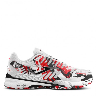 Chaussures Joma Slam Homme 2302 blanc rouge 2023