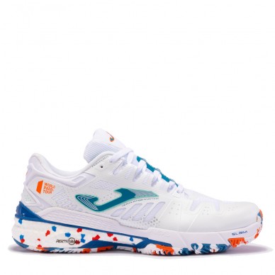 Chaussures Joma Slam Homme 2332 blanc pétrole 2023
