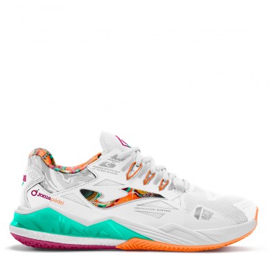 Chaussures Joma Spin Lady 2332 Blanc Orange 2023
