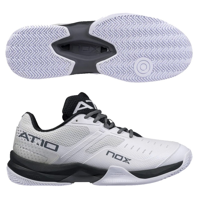 Chaussures Nox AT10 Blanc Noir 2023 Chaussures Nox AT10 Blanc Noir 2023