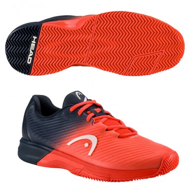 Chaussures Head Revolt Pro 4.0 Argile myrtille corail ardent 2023