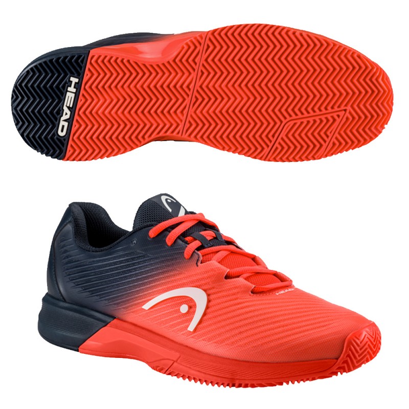 Chaussures Head Revolt Pro 4.0 Argile myrtille corail ardent 2023 Chaussures Head Revolt Pro 4.0 Argile myrtille corail ardent 2023