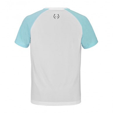 T-shirt  Babolat Crew Neck Tee Lebron blanc bleu clair