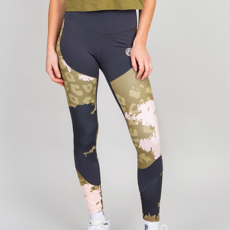 Leggins Bidi Badu Pure Wild Printed Tight olive gris foncé