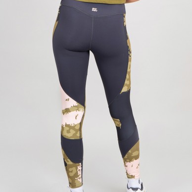 Leggins Bidi Badu Pure Wild Printed Tight olive gris foncé