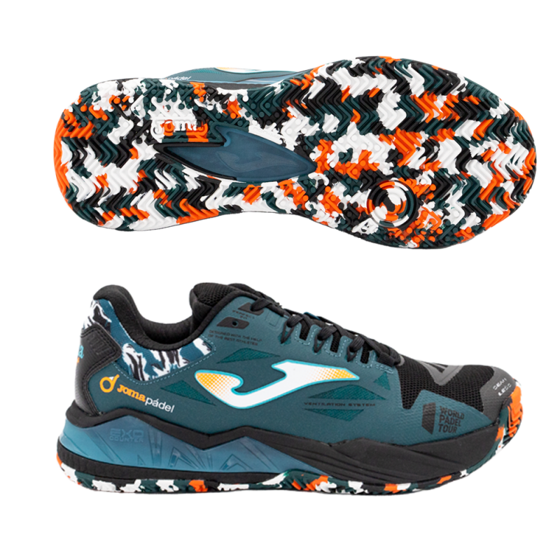 Chaussures Joma T.SPIN 2301 noir pétrole Mod. 2023 Chaussures Joma T.SPIN 2301 noir pétrole Mod. 2023