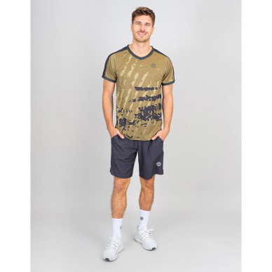 T-Shirt Bidi Badu Pure Wild V-NECK TEE gris foncé olive