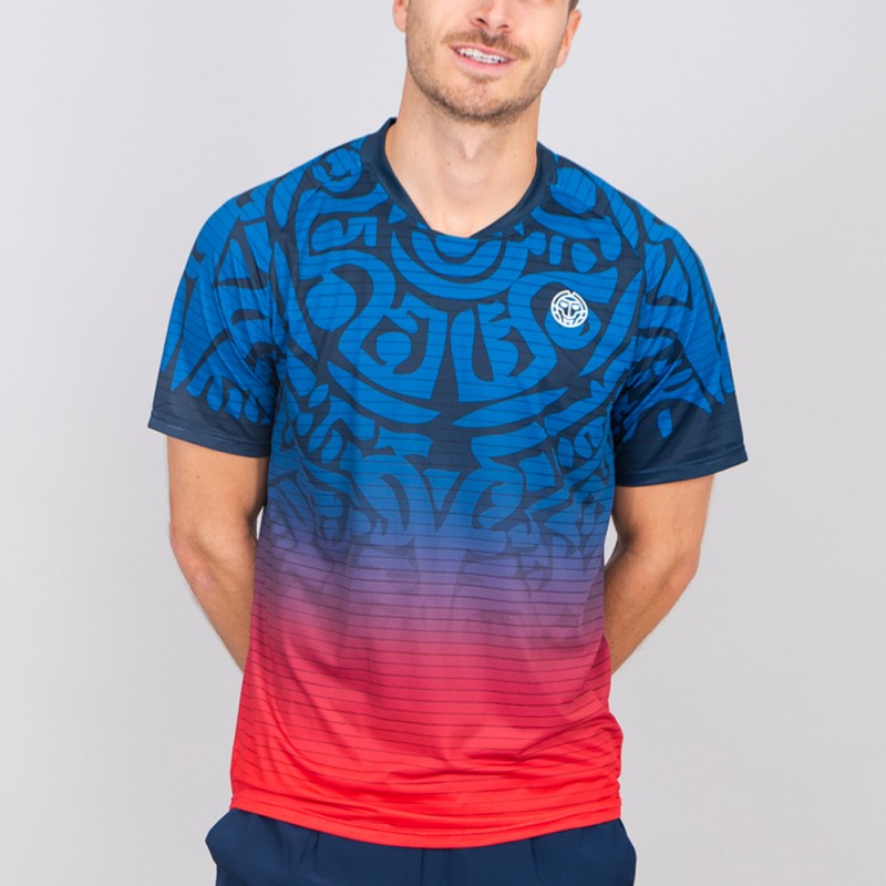 T-shirt Bidi Badu Colortwist Tee Bleu Marine Rouge T-shirt Bidi Badu Colortwist Tee Bleu Marine Rouge