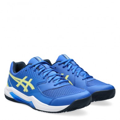 Asics Gel Dedicate 8 Padel illusion bleu lueur jaune