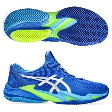 Chaussures Asics Court FF 3 Novak Clay tuna blue white
