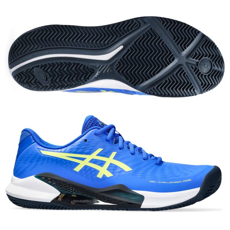 Chaussures Padel ASICS Homme GEL-CHALLENGER 14 PADEL Bleu / Jaune AH 2023