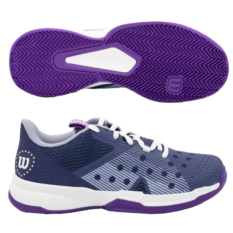Chaussures Wilson Hurakn Team W deep cobal white Mod. 2023 Chaussures Wilson Hurakn Team W deep cobal white Mod. 2023