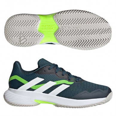 Chaussures  Adidas Courtjam Control M arctic night white lemon 2023