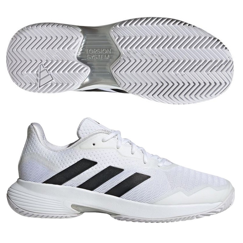 Chaussures Adidas Courtjam Control M white core black silver 2023