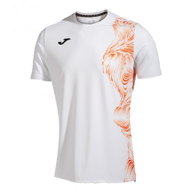 T-shirt Joma Challenge blanc orange