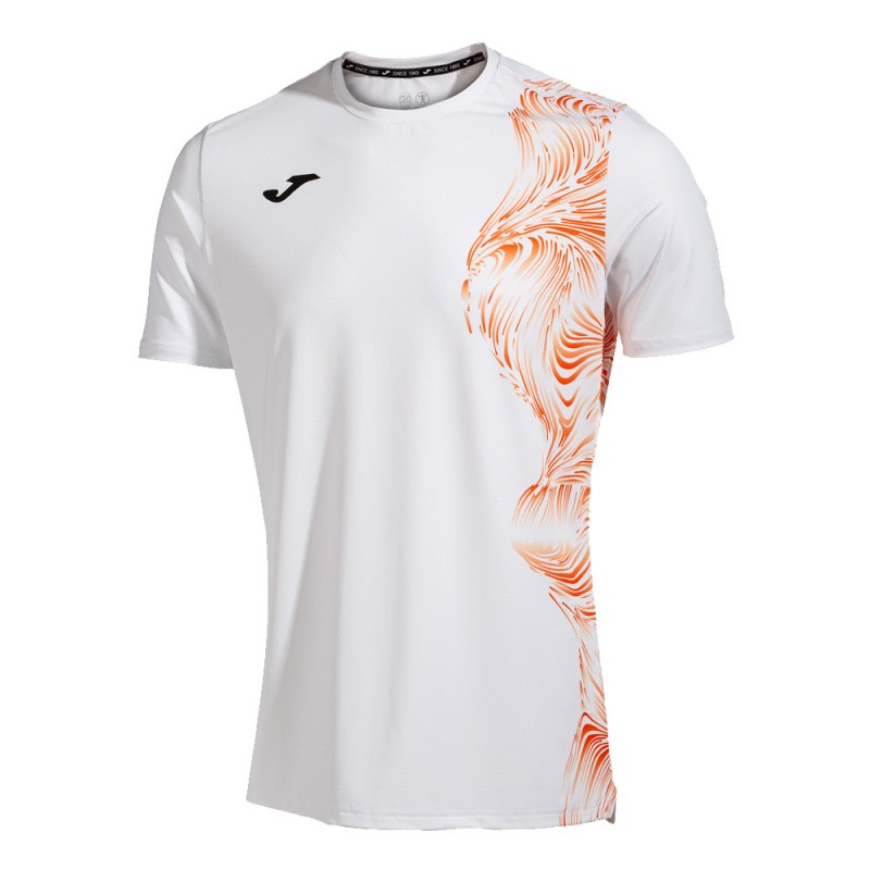 T-shirt Joma Challenge blanc orange T-shirt Joma Challenge blanc orange