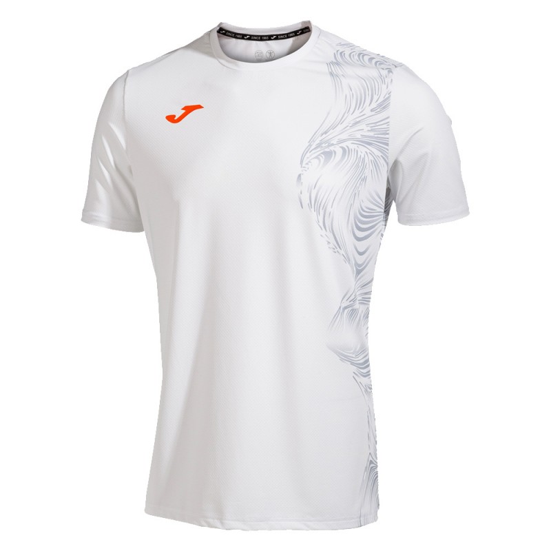 T-shirt Joma Challenge blanc gris T-shirt Joma Challenge blanc gris