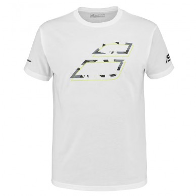 T-shirt Babolat Aero Cotton blanc