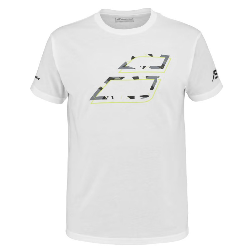 T-shirt Babolat Aero Cotton blanc T-shirt Babolat Aero Cotton blanc