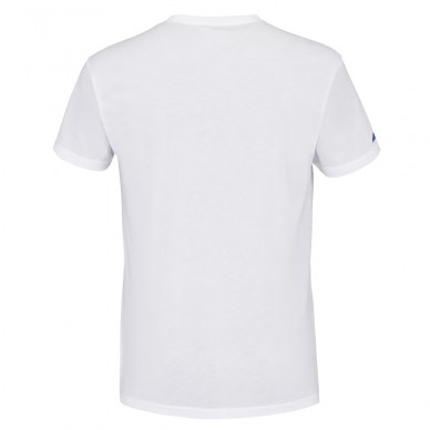 T-shirt Babolat Exercise Big Flag Hommes blanc