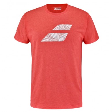 T-shirt Babolat Exercise Big Flag Hommes rouge