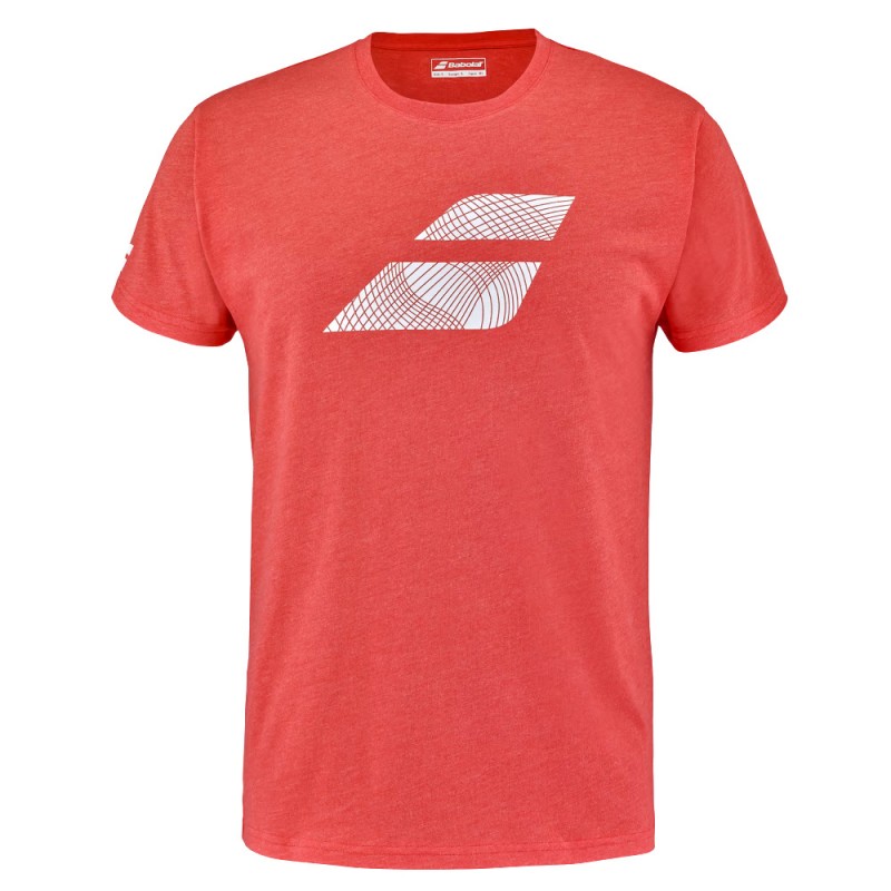 T-shirt Babolat Exercise Big Flag Hommes rouge T-shirt Babolat Exercise Big Flag Hommes rouge