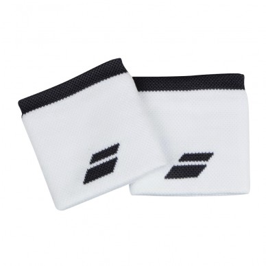 Poignets Babolat Logo Blanc Gris