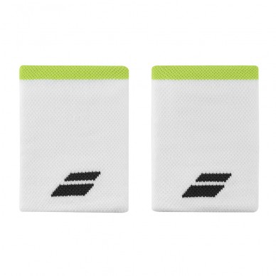 Poignets aereo Babolat Logo Jumbo blanc