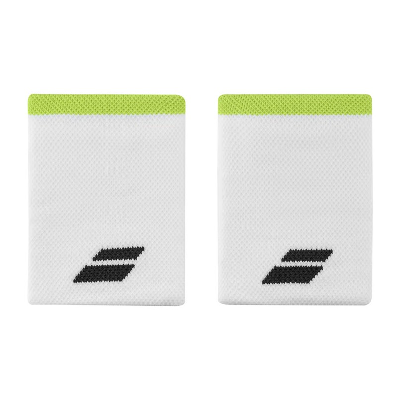 Poignets aereo Babolat Logo Jumbo blanc Poignets aereo Babolat Logo Jumbo blanc