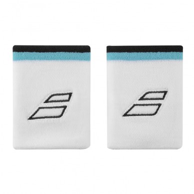 Poignets Babolat Terry Jumbo Blanc Bleu