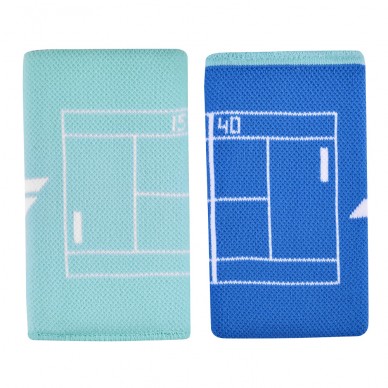 Poignets Babolat Reversible Jumbo Blanc Bleu