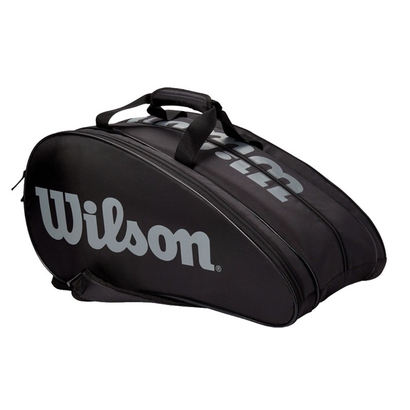 Sac de padel Wilson Rak Pak noir gris Mod. 2023 Sac de padel Wilson Rak Pak noir gris Mod. 2023